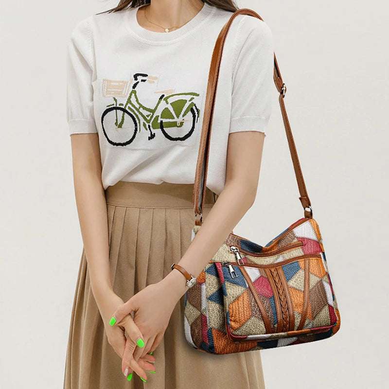A modern women's handbag suitable for all ages