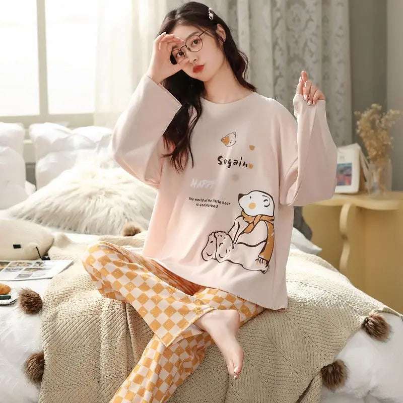 Comfy spring pajamas for lounging around