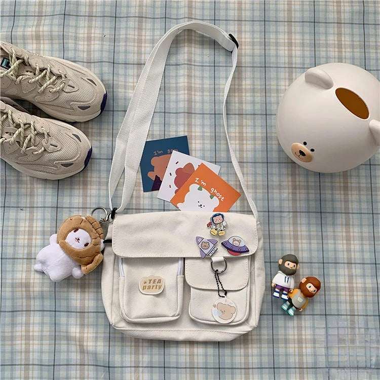 Cute bag made from wild hemp