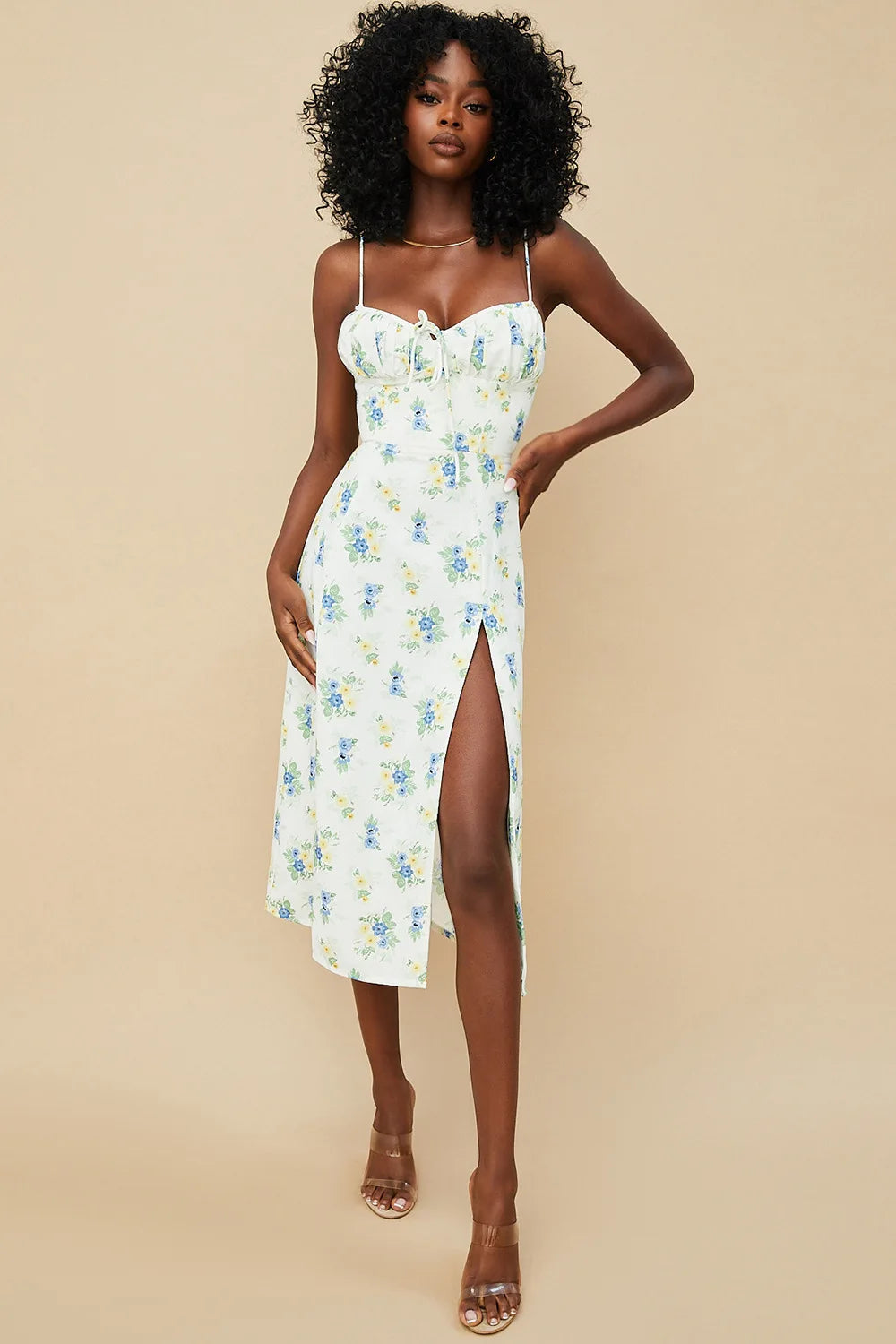 Elegant women's summer dress - Ella fashion