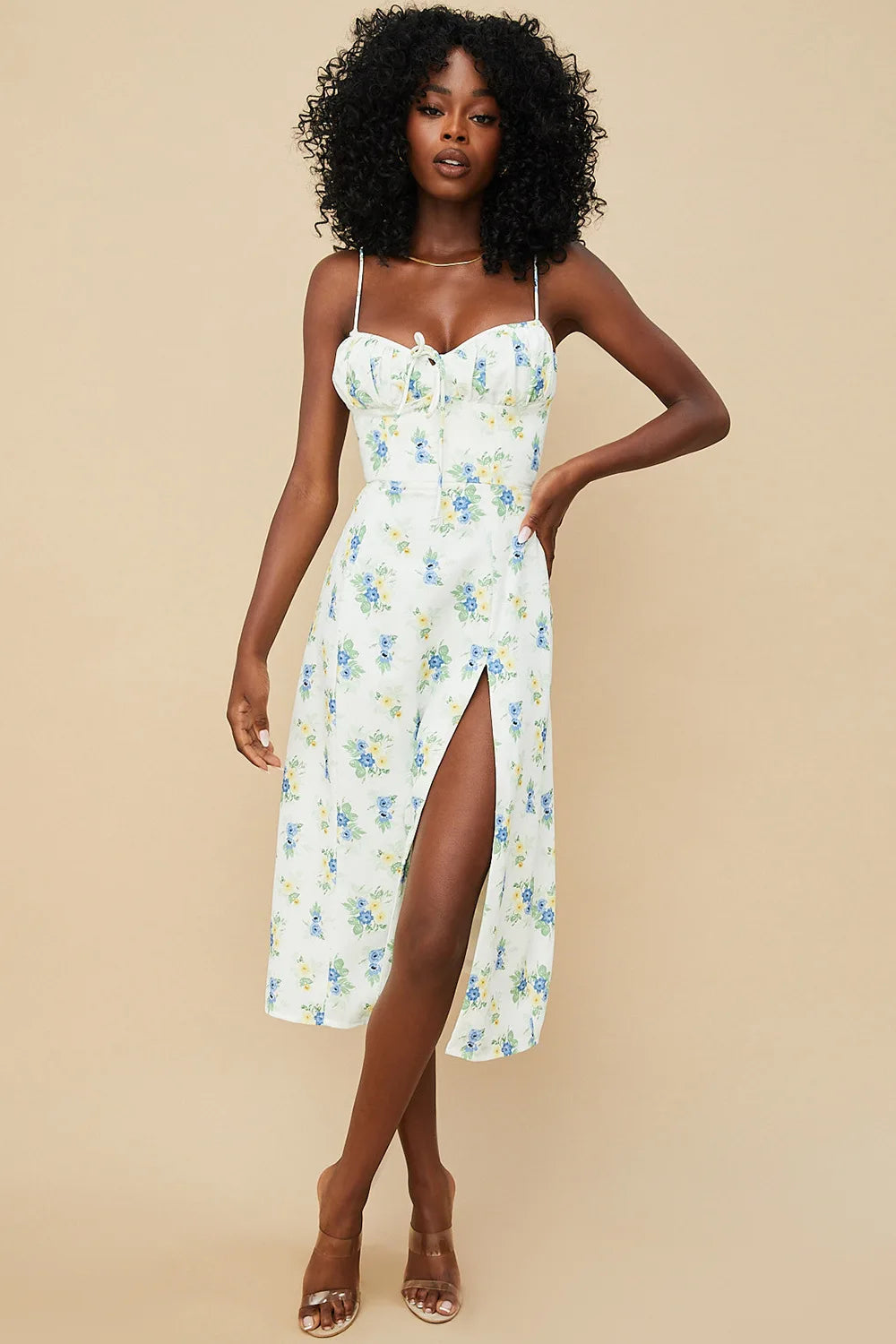 Elegant women's summer dress - Ella fashion