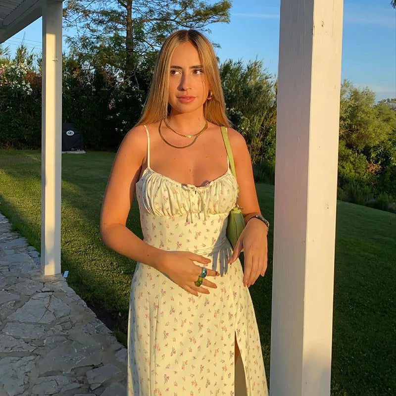 Elegant women's summer dress - Ella fashion