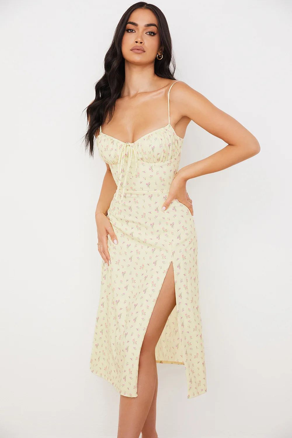 Elegant women's summer dress - Ella fashion