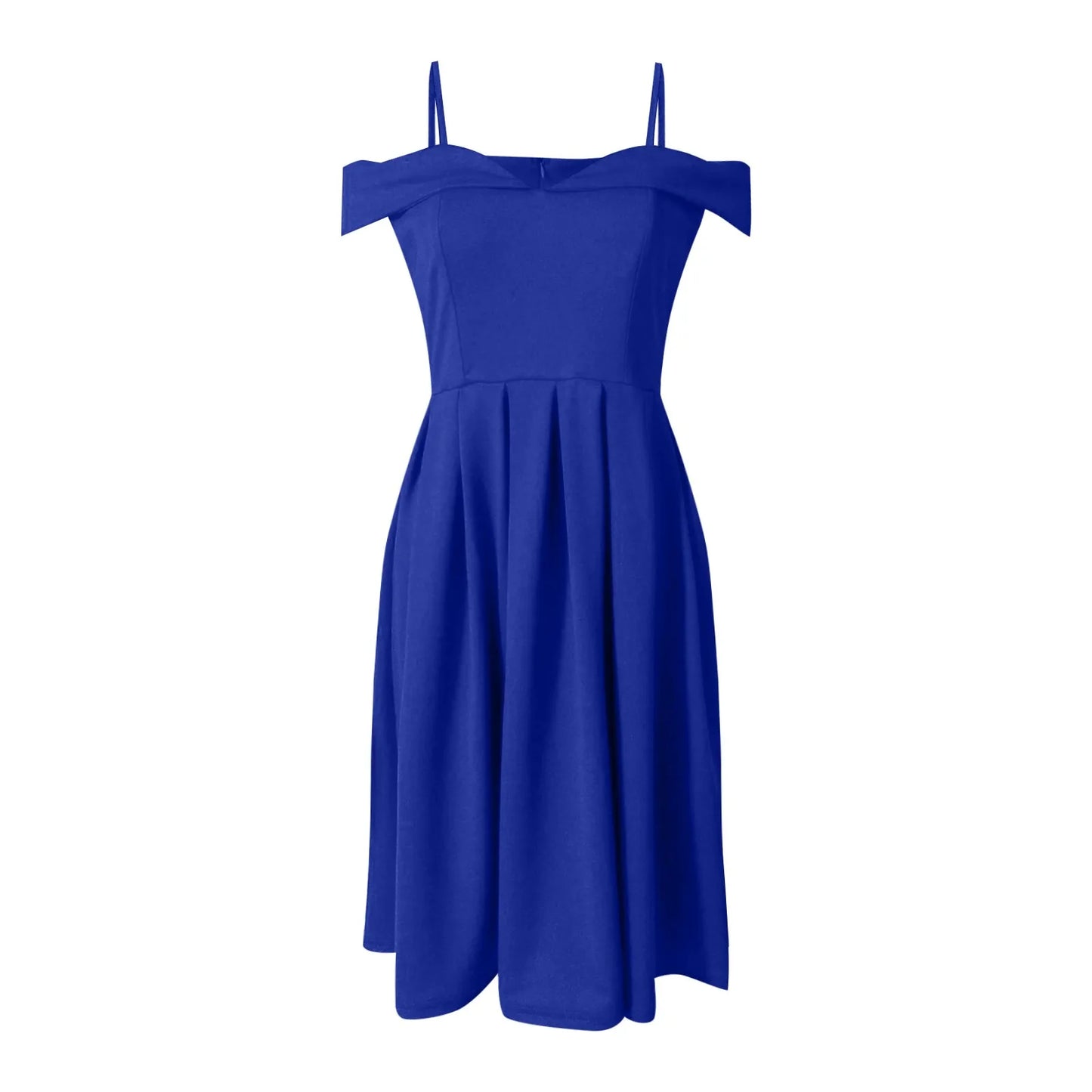 Glam Ruffle Off-Shoulder Dress - Ella fashion