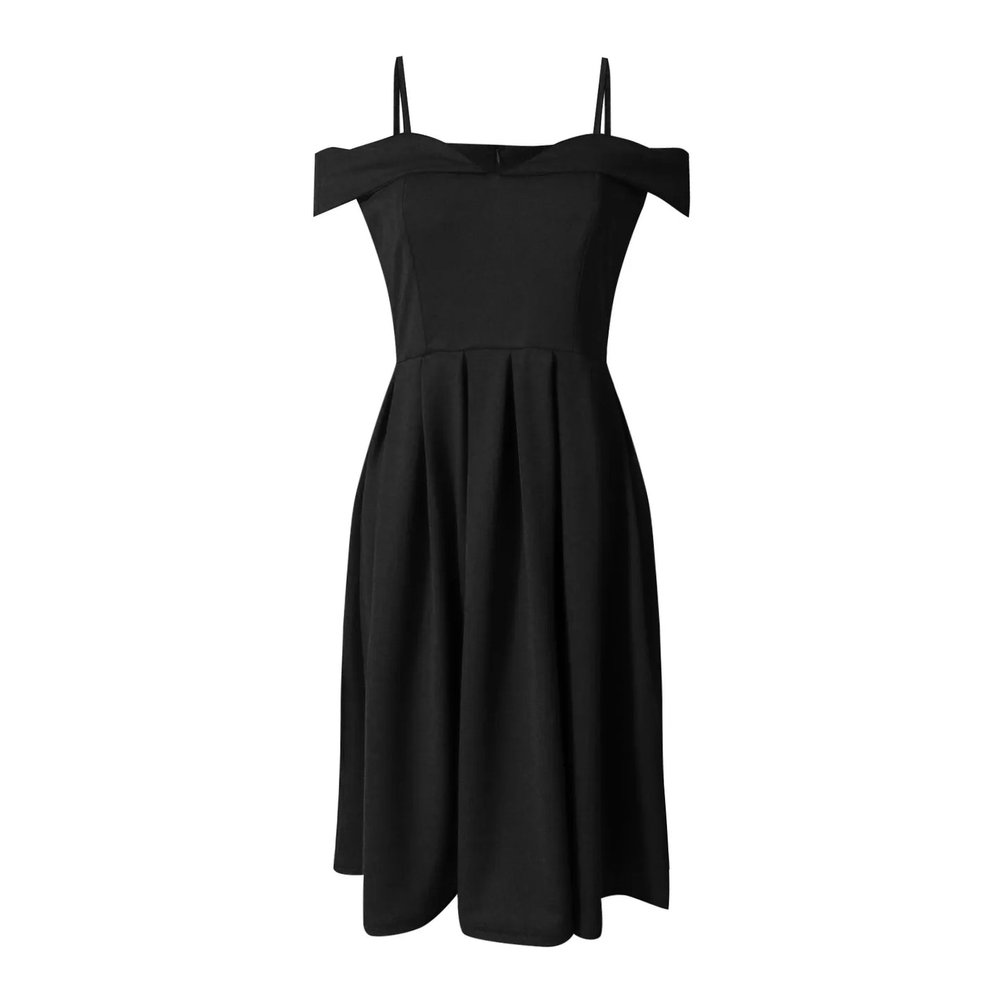 Glam Ruffle Off-Shoulder Dress - Ella fashion
