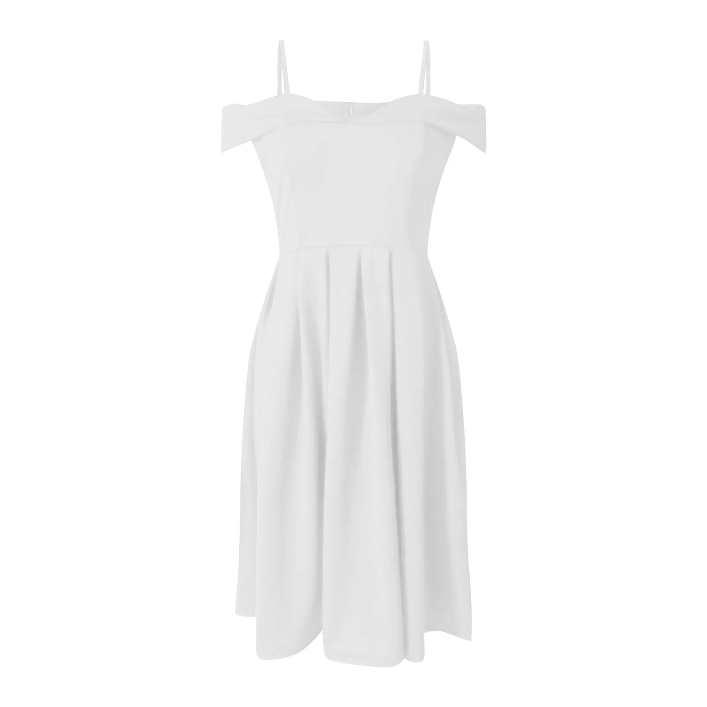 Glam Ruffle Off-Shoulder Dress - Ella fashion