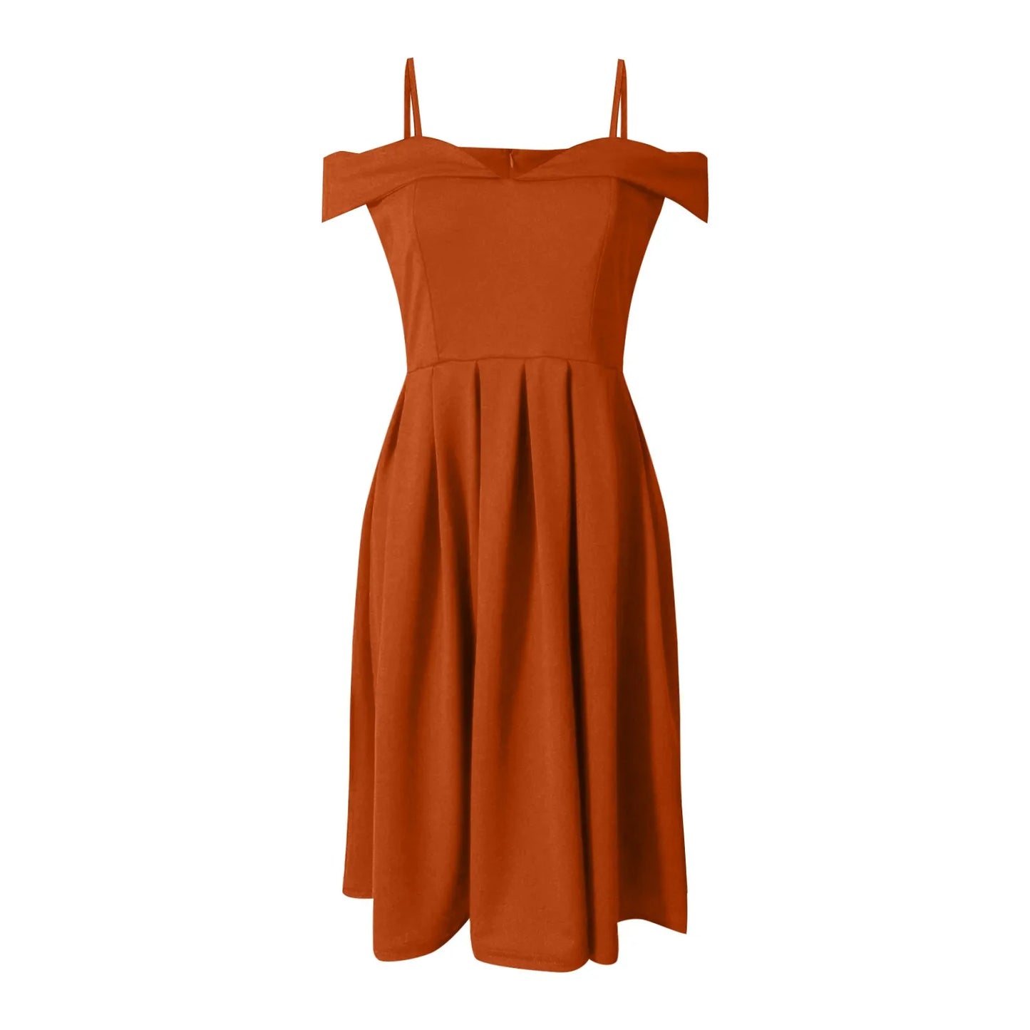Glam Ruffle Off-Shoulder Dress - Ella fashion