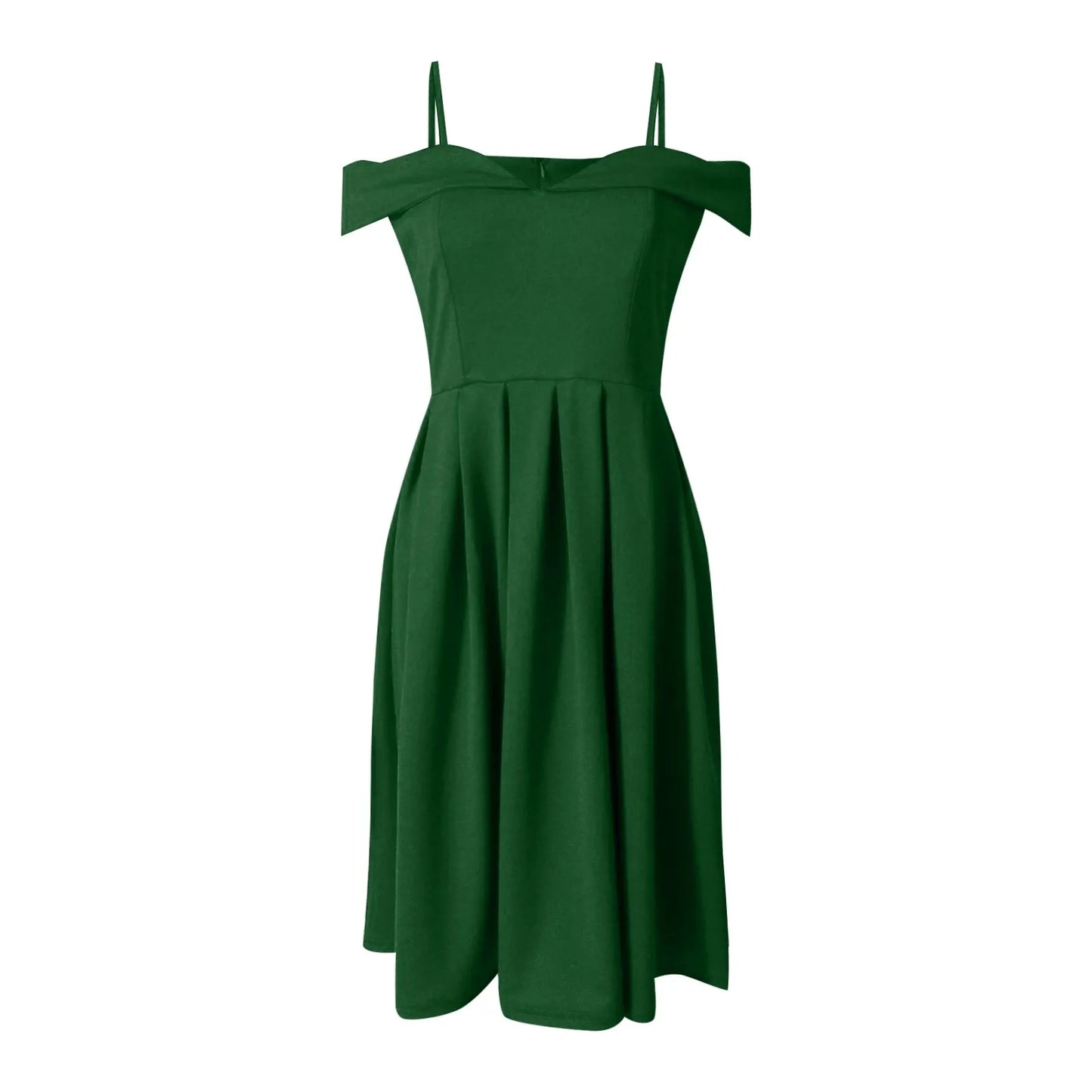Glam Ruffle Off-Shoulder Dress - Ella fashion