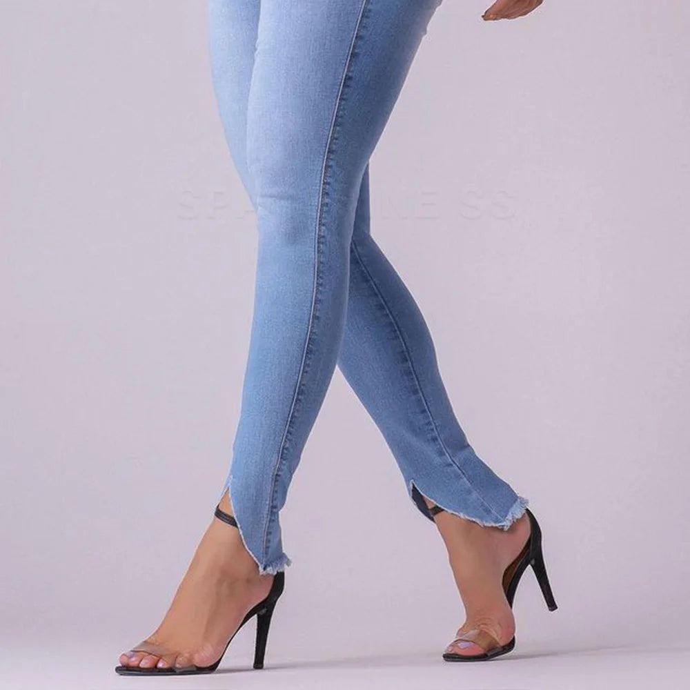 High waist skinny jeans for women - Ella fashion