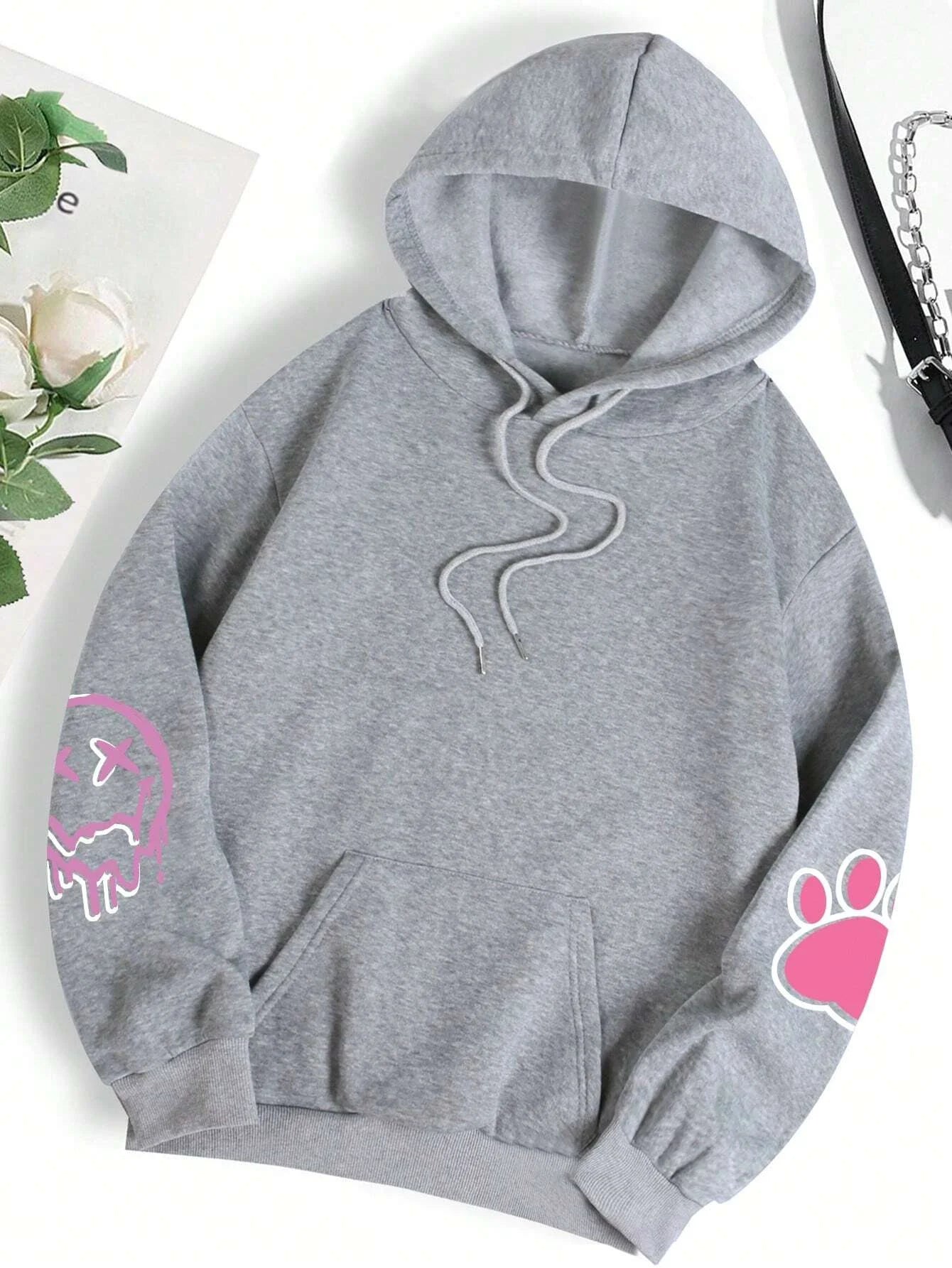 Hip hop style winter t-shirt - Ella fashion