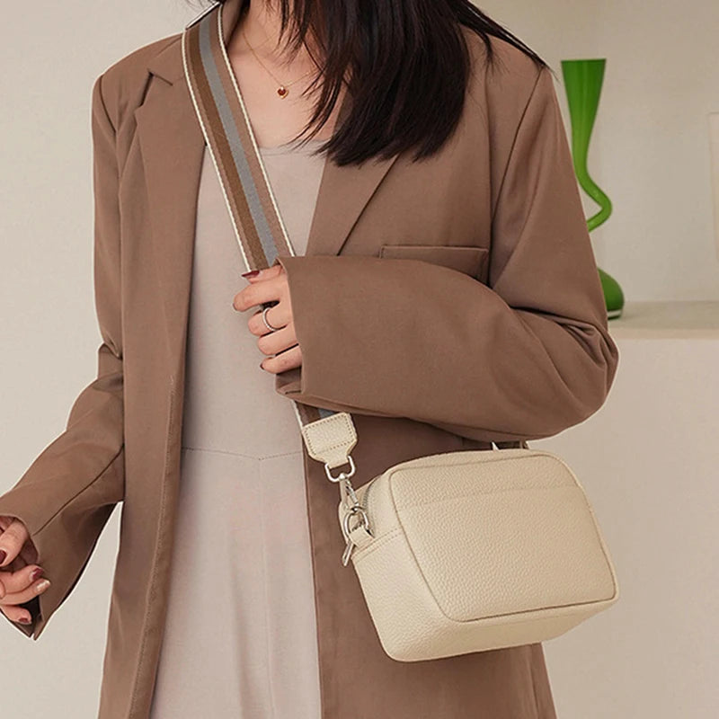 New women's multi-layer PU leather crossbody bag - Ella fashion