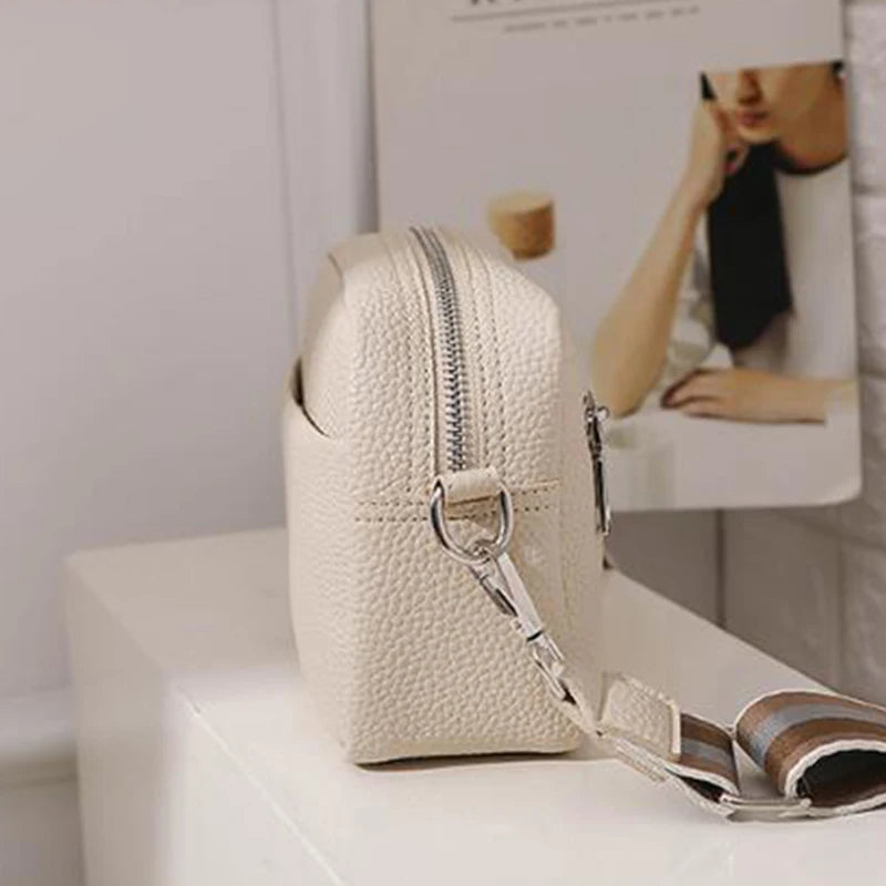 New women's multi-layer PU leather crossbody bag - Ella fashion