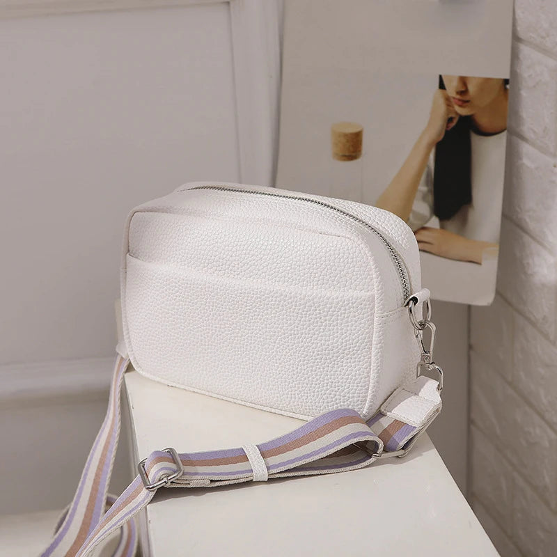 New women's multi-layer PU leather crossbody bag - Ella fashion