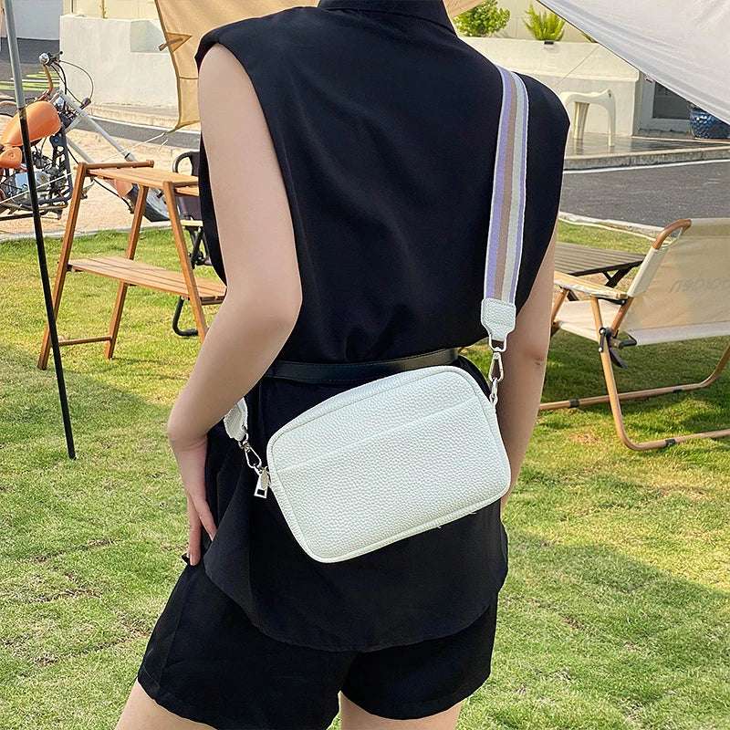New women's multi-layer PU leather crossbody bag