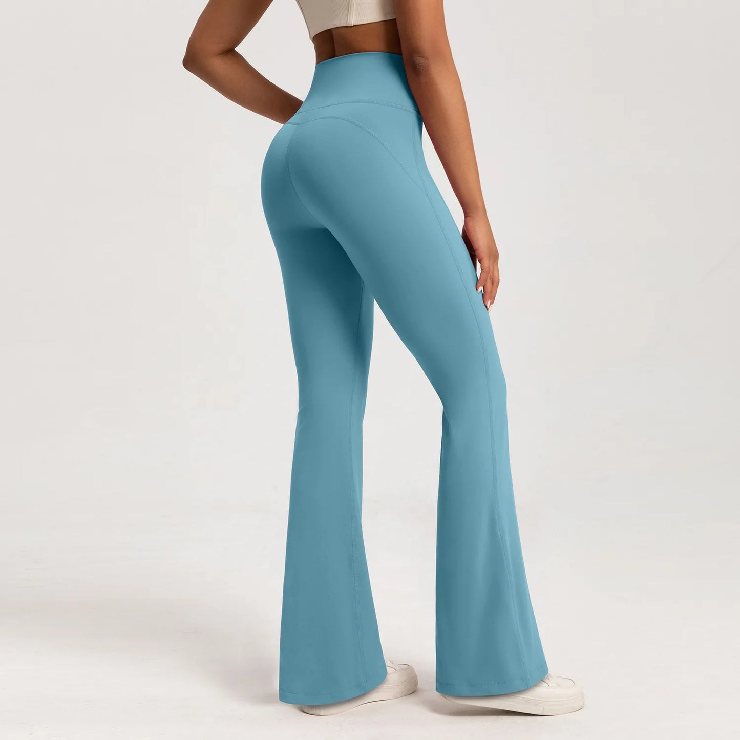 Women's yoga pants with a wide leg