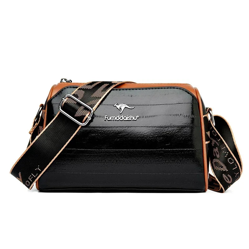 Shoulder bags made of luxurious leather
