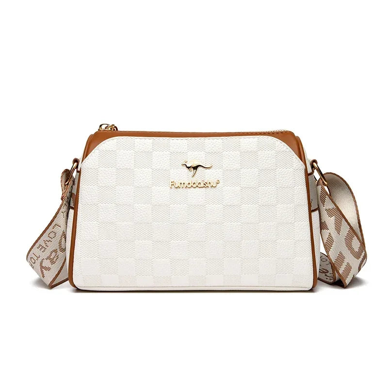 Shoulder bags made of luxurious leather