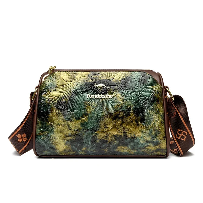 Shoulder bags made of luxurious leather