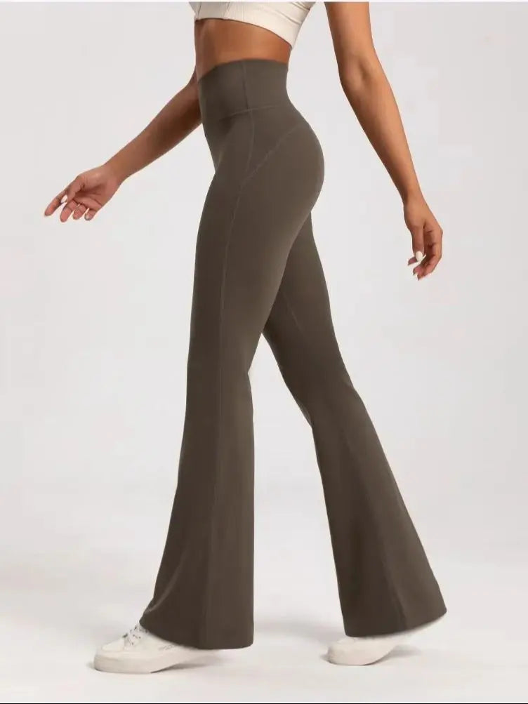 Women's yoga pants with a wide leg