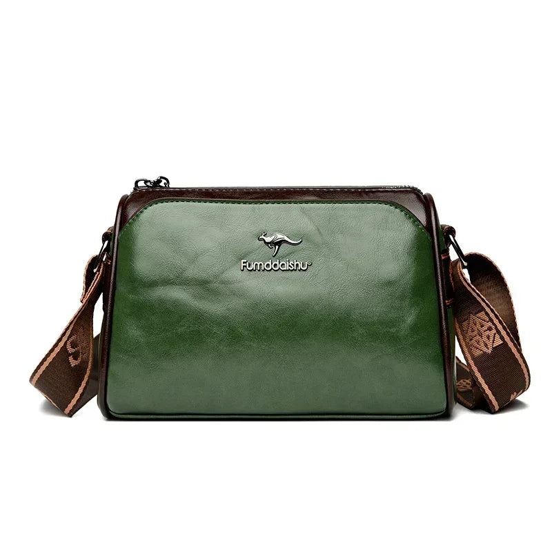 Shoulder bags made of luxurious leather