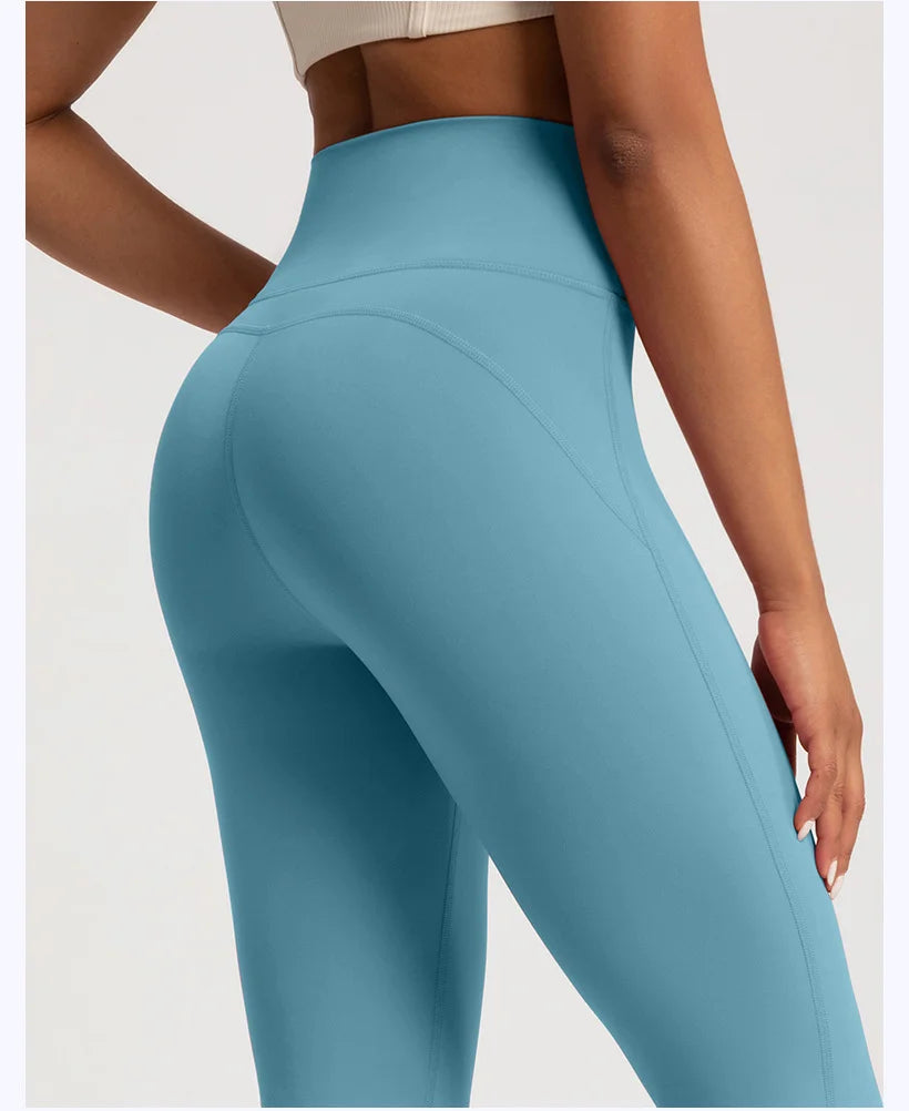 Women's yoga pants with a wide leg