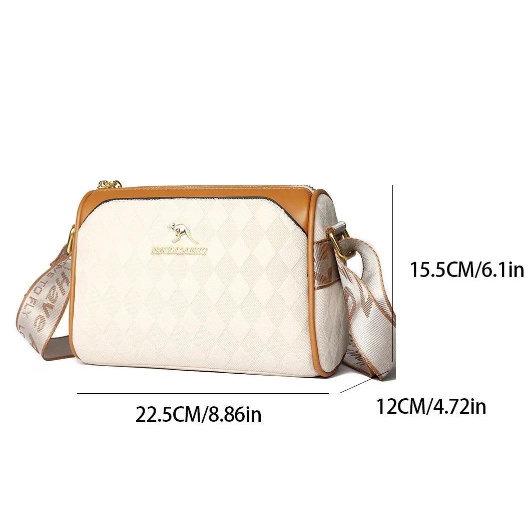 Shoulder bags made of luxurious leather