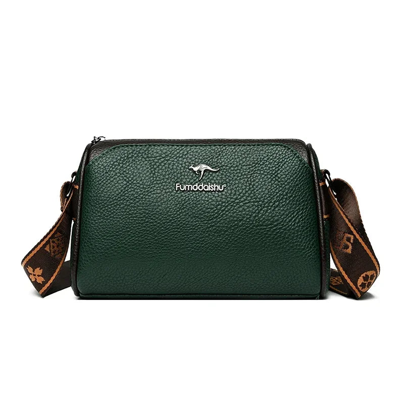 Shoulder bags made of luxurious leather