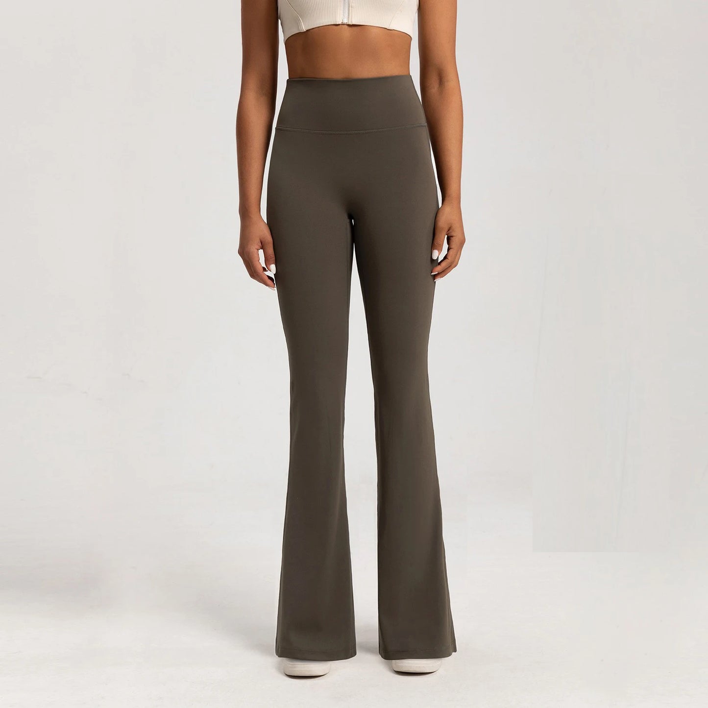 Women's yoga pants with a wide leg