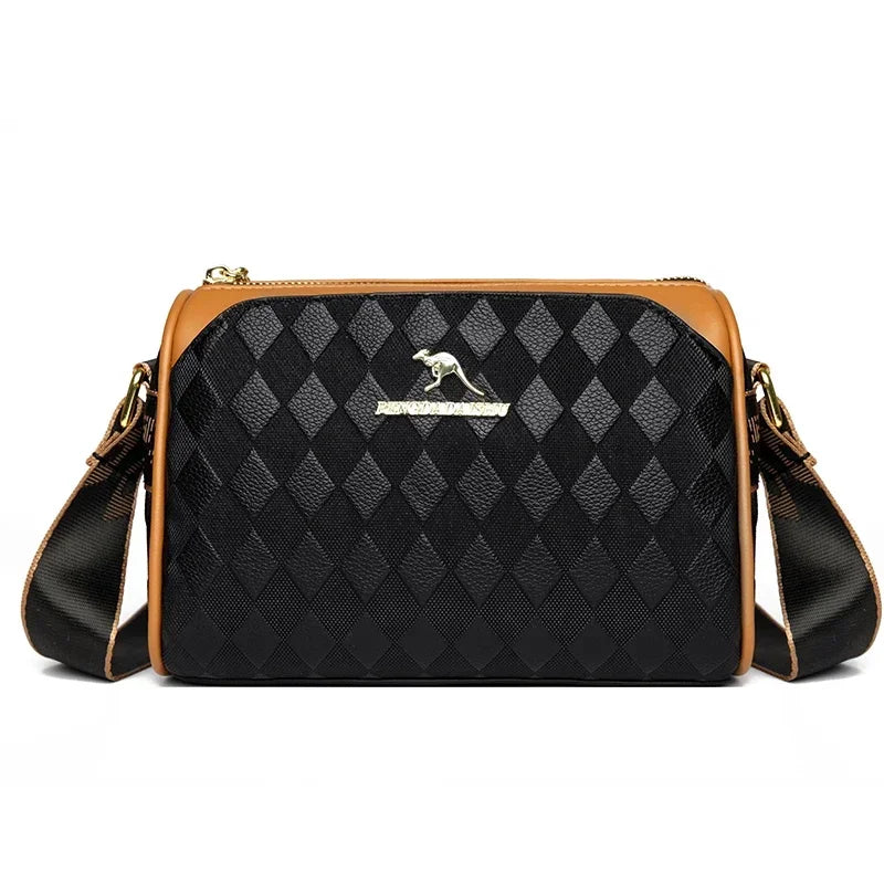Shoulder bags made of luxurious leather