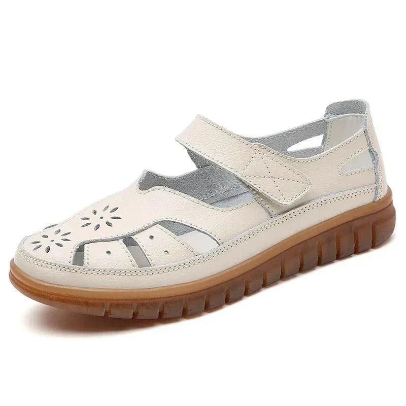 Elegant summer shoes presentation