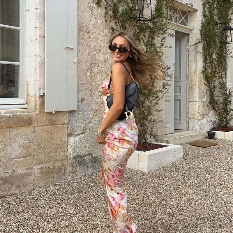 Short summer spaghetti dress