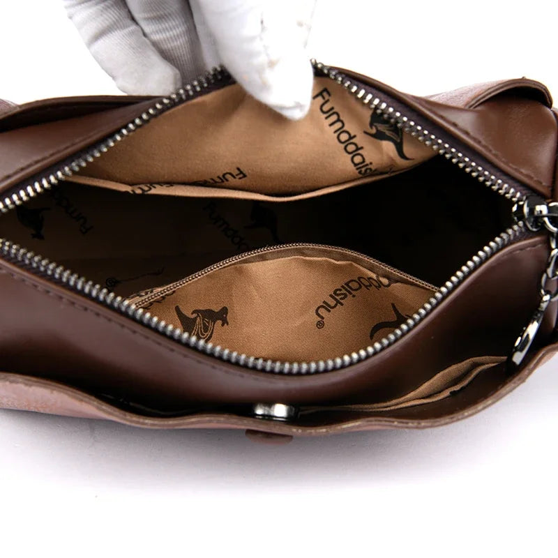 Shoulder bags made of luxurious leather - Ella fashion
