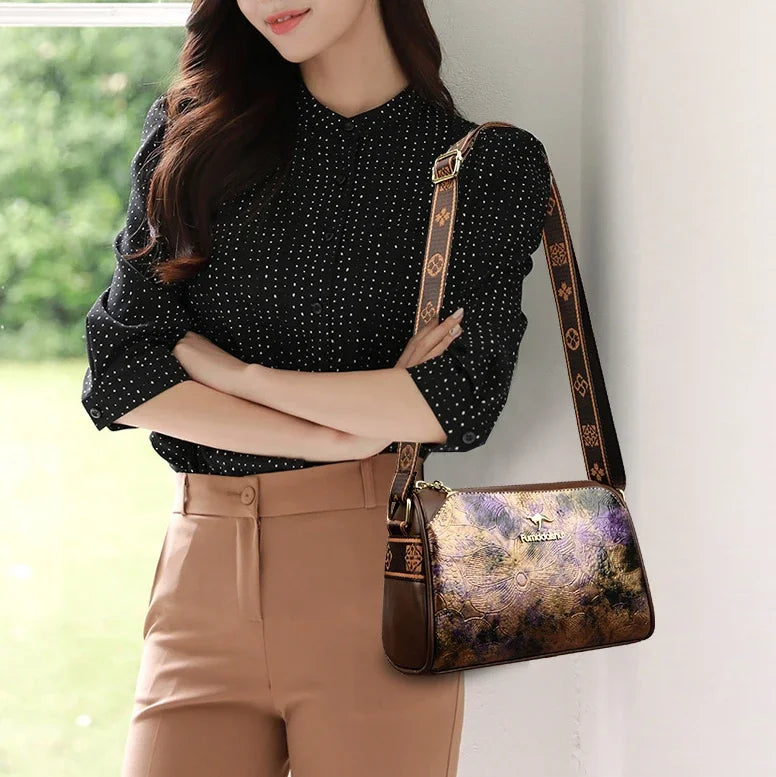 Shoulder bags made of luxurious leather - Ella fashion