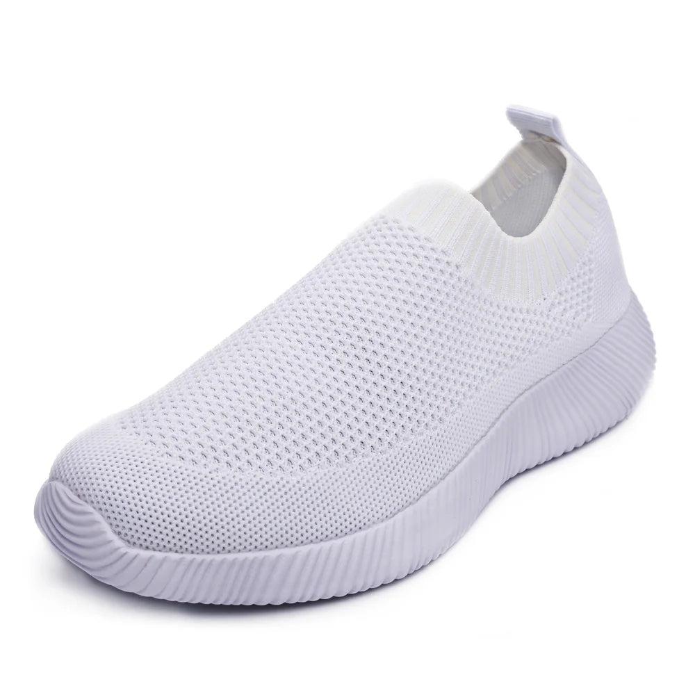 SockStride Women's Slip-On Sneakers - Breathable Mesh Athletic Shoes - Ella fashion