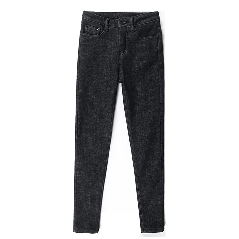 Women's fleece lined jeans