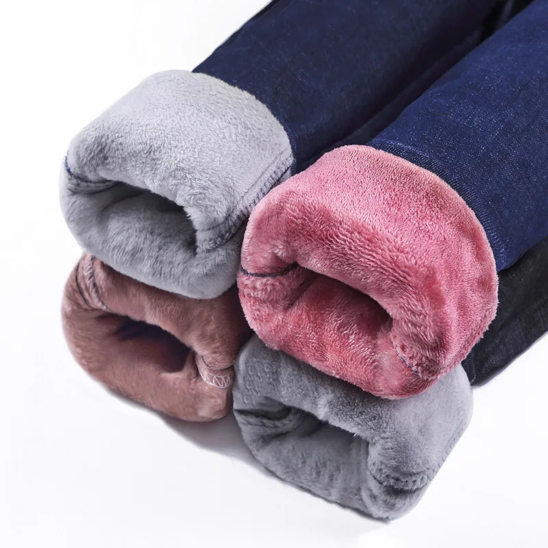 Women's fleece lined jeans