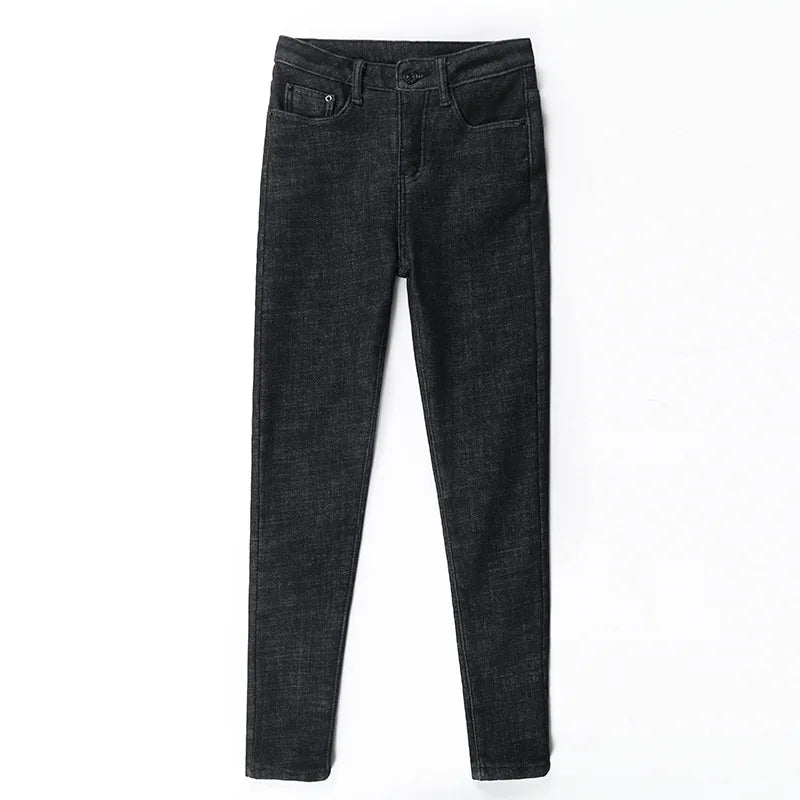 Women's fleece lined jeans
