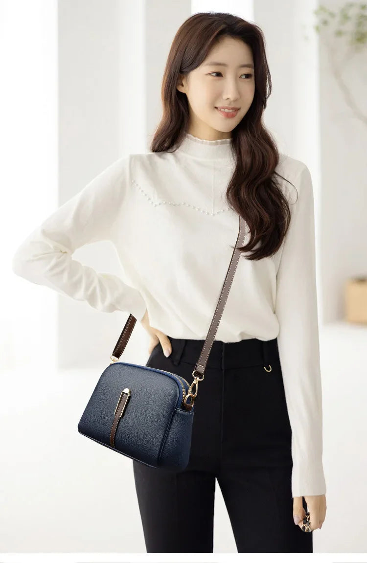 Women's shoulder bag designed from 100% leather - Ella fashion
