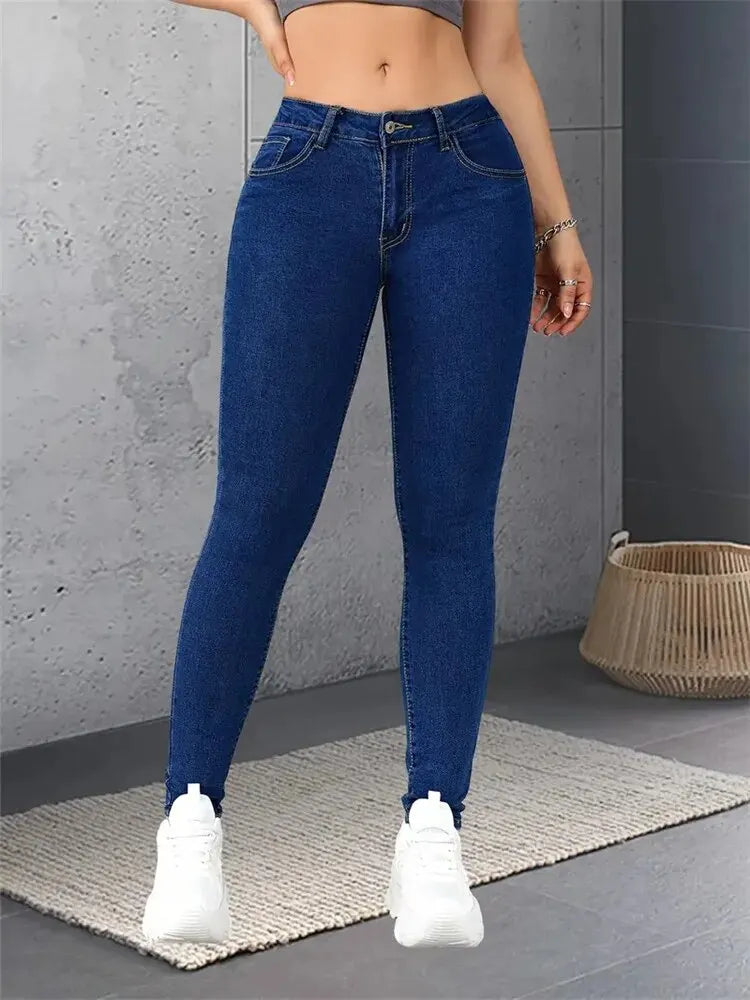 Women's skinny leg jeans - Ella fashion