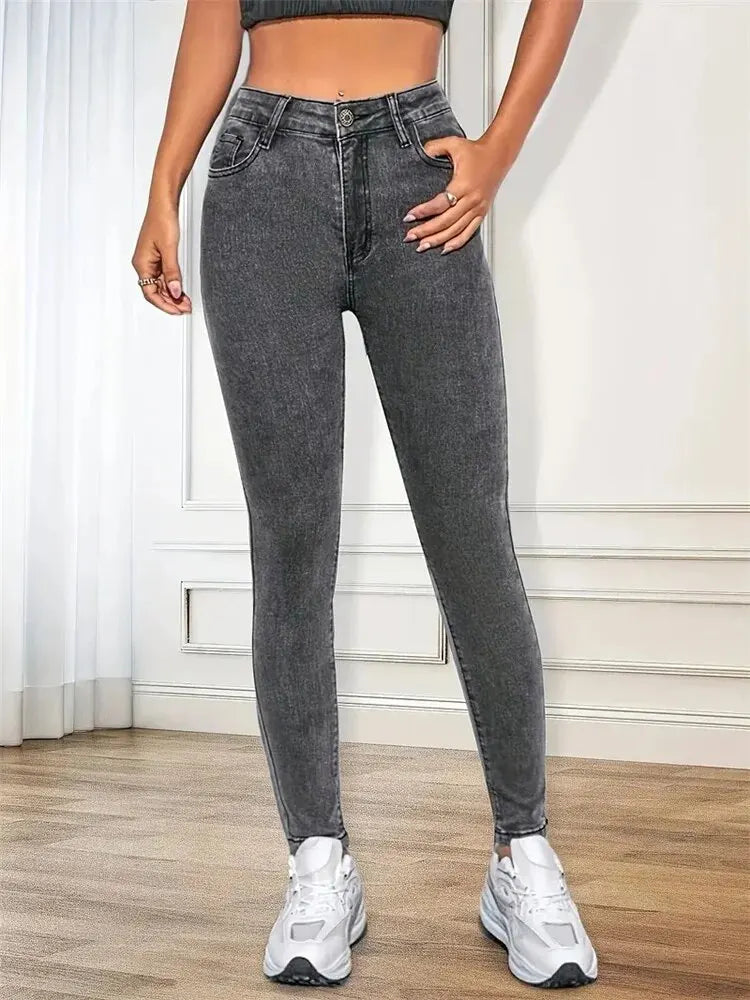 Women's skinny leg jeans - Ella fashion