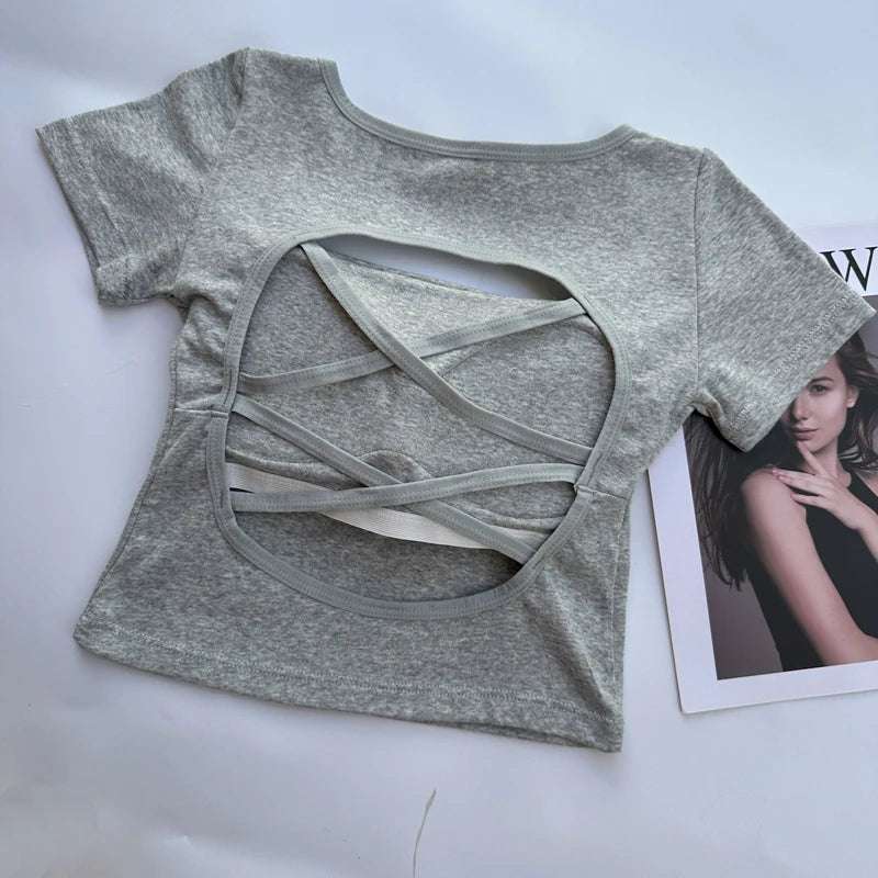 A short summer sweater for walking and shopping
