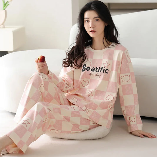 Comfy spring pajamas for lounging around - Ella fashion