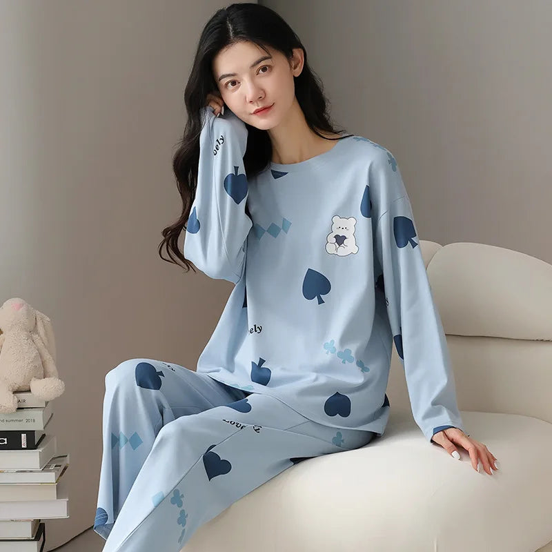 Comfy spring pajamas for lounging around - Ella fashion