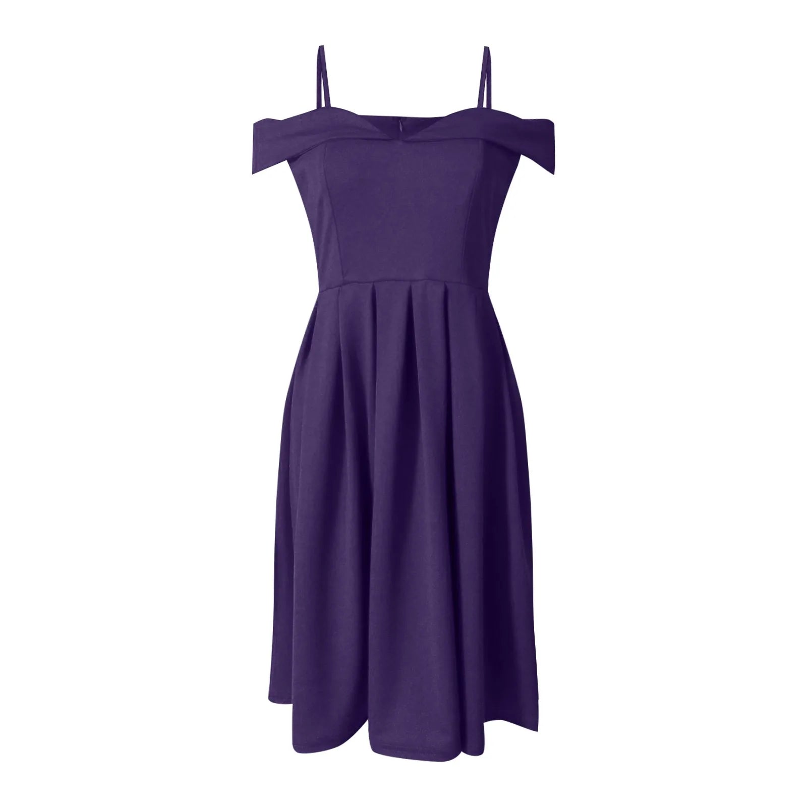Glam Ruffle Off-Shoulder Dress - Ella fashion