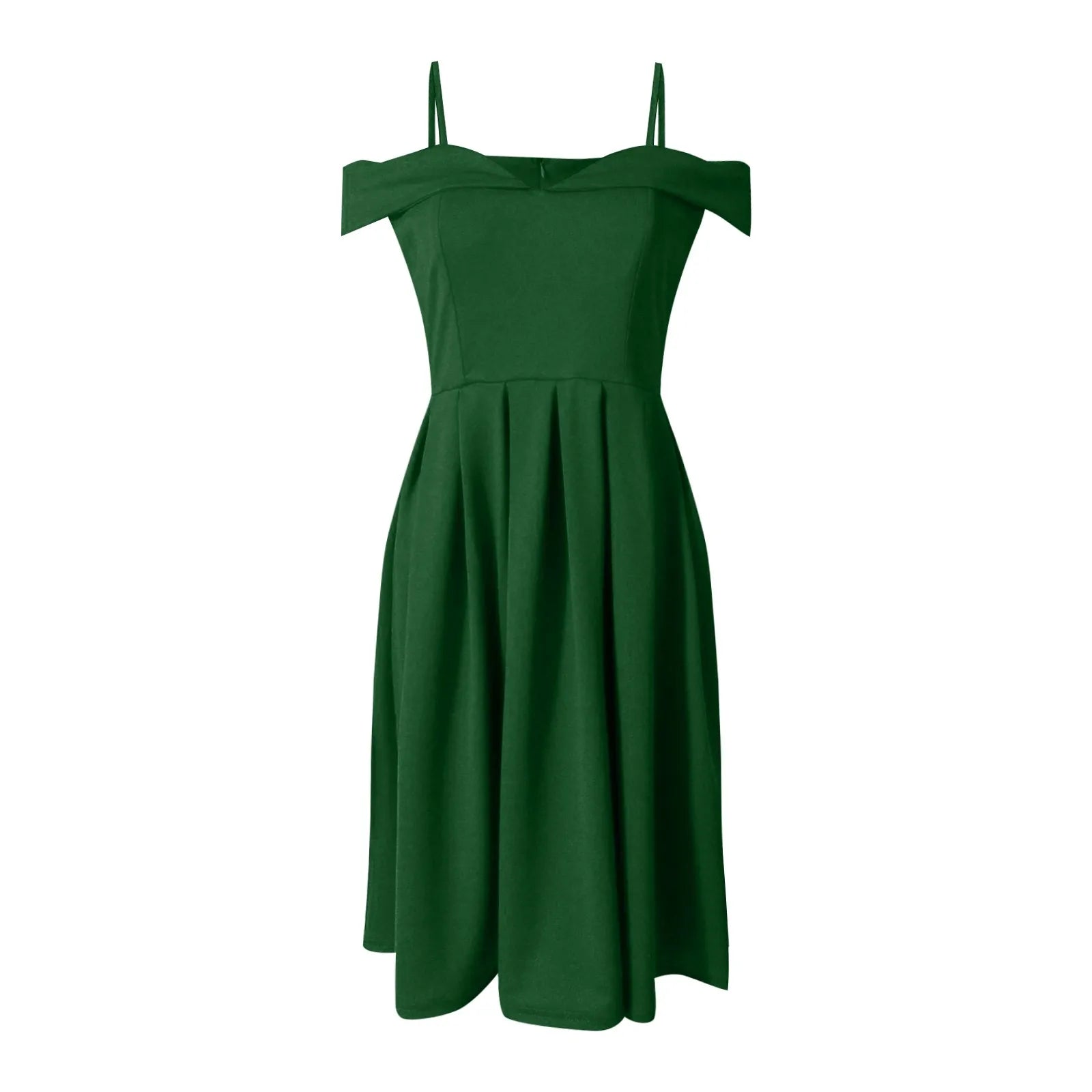 Glam Ruffle Off-Shoulder Dress - Ella fashion