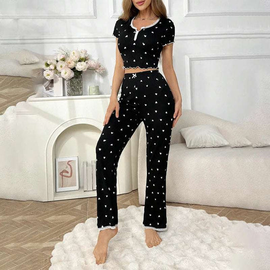 Ladies compliment with lace trim