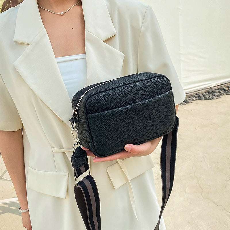 New women's multi-layer PU leather crossbody bag
