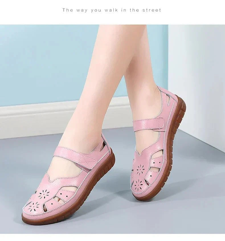 Leather sandals durability showcase