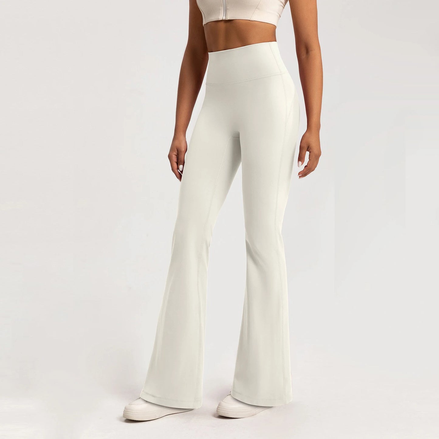 Women's yoga pants with a wide leg