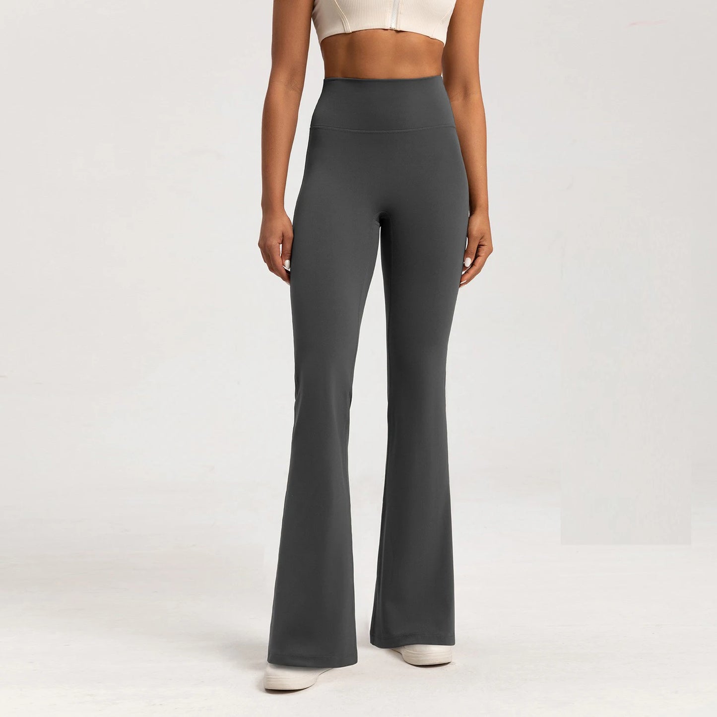 Women's yoga pants with a wide leg